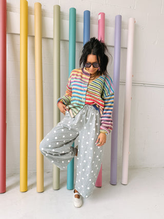too cozy polka dot sweatpants