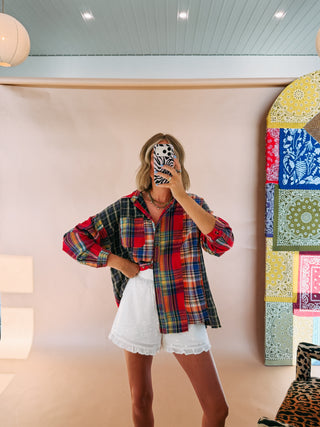 fire away oversized flannel