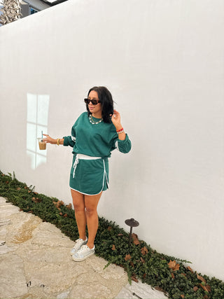 team spirit two piece set - green