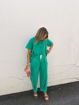 party of two piece set - emerald