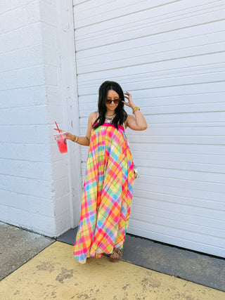 on the bright side maxi dress