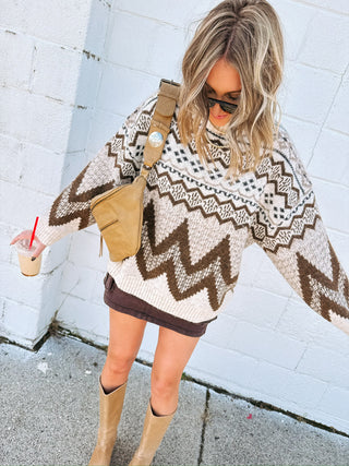 fair isle grandpa sweater