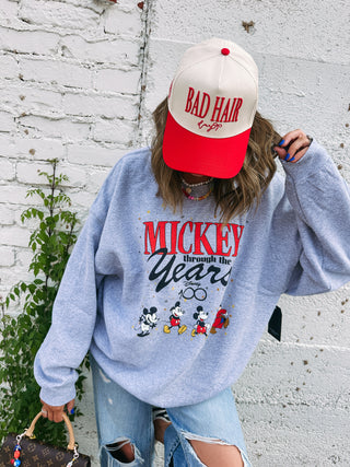 mickey through the years sweatshirt