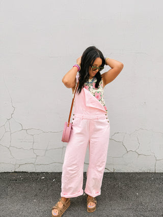 pink dream overalls