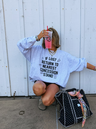 ETTA OG | concession stand sweatshirt - ash