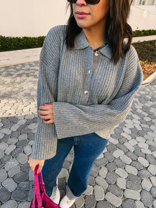 clean slate sweater - grey