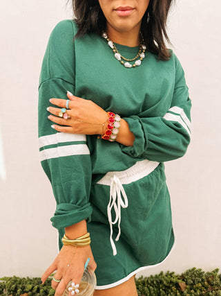 team spirit two piece set - green