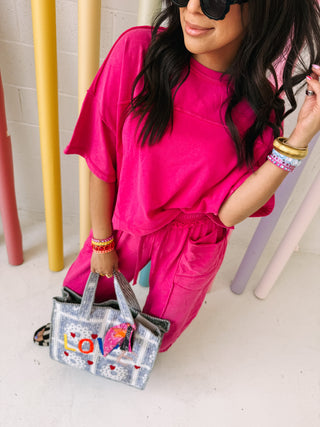 that fuchsia feeling two piece set
