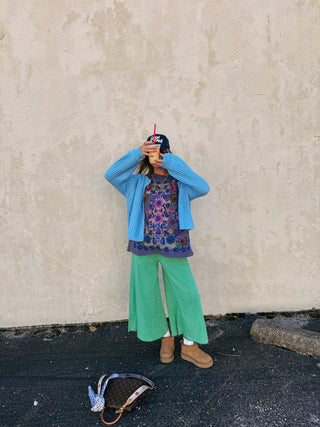 worth the wait wide leg pants - jade