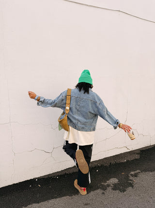 lined with lace pants - black