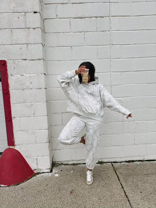 faded camo sweatpants