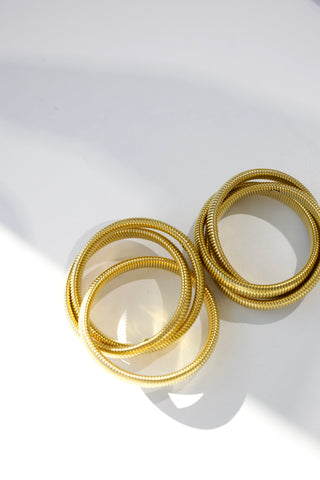 beljoy | triple stack bracelet - gold