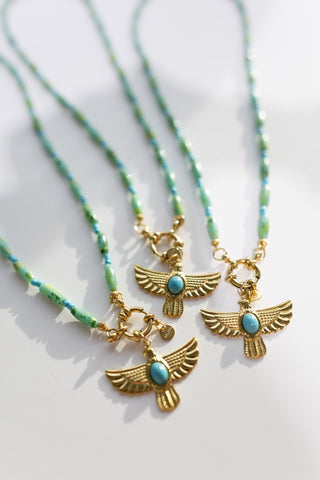 beljoy | free bird charm necklace