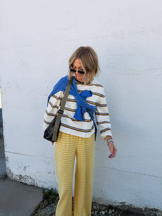 amber stripe long sleeve