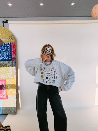 ETTA OG | my spooky sweatshirt - ash