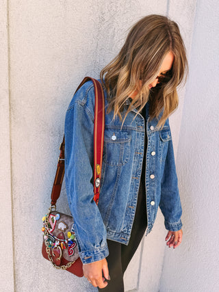 dark denim jacket