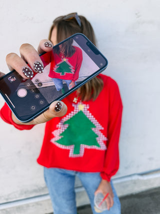 pine tree patch top