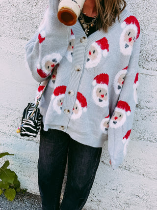 smiley santa sweater