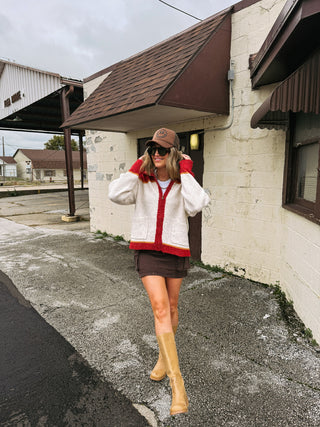 catch & release zipper sweater