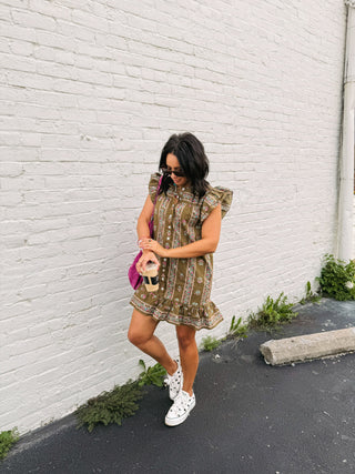 flower bloom flutter dress