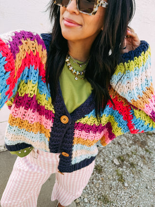 symphony stripe cardigan