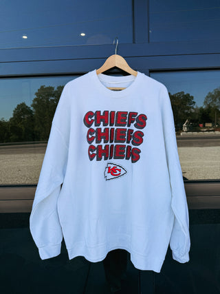 chiefs bling sweatshirt