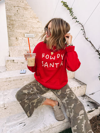 howdy santa sweater