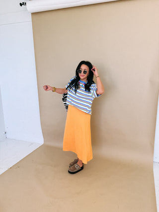 charmed life striped tee