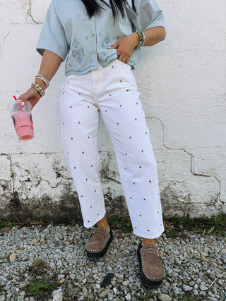 DAZE | stardust barrel leg jeans