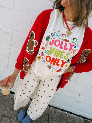 ETTA OG | jolly vibes only graphic tee - ivory