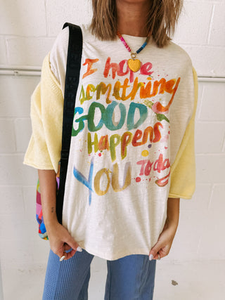 good things happen graphic tee