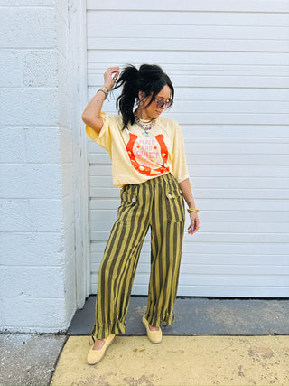 prickly pear stripe pants