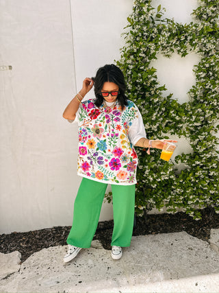 rainbow garden graphic tee