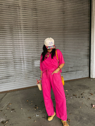 that fuchsia feeling two piece set