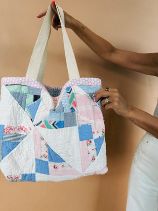 HANDMADE | love letter tote bag