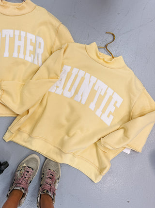 PREORDER | auntie mock neck - butter yellow (5.30 ship)