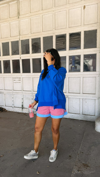 sweet nothing pullover top - blue