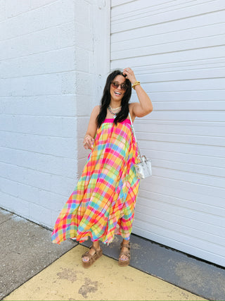 on the bright side maxi dress