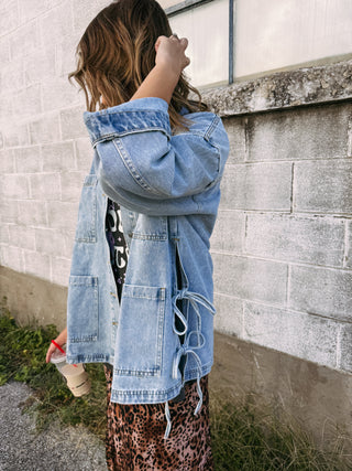 wisteria denim jacket