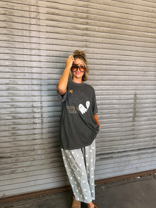 ETTA OG | ghost season graphic tee - charcoal