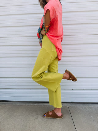 lemon squeeze pants