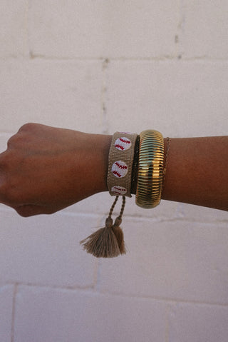 ETTA OG | baseball embroidered bracelet