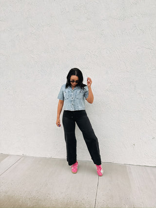 speed drive denim top