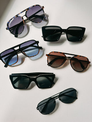 skye black sunnies