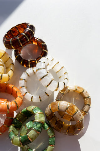 beljoy | bibi stretch bracelet - white