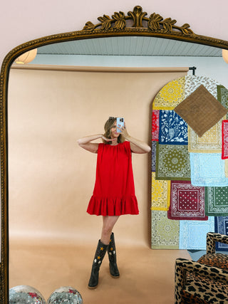 rosie ruffle dress