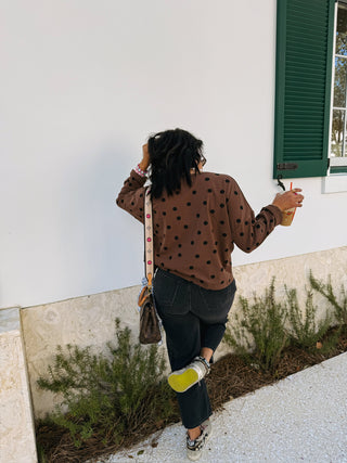 brown eyed girl button top