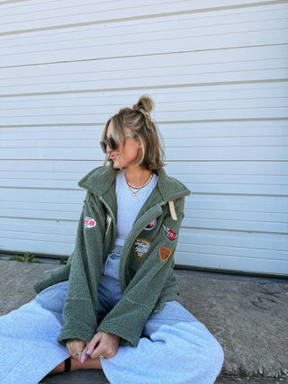 wild and free sherpa jacket