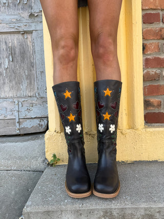 steve madden | flower child leather boots