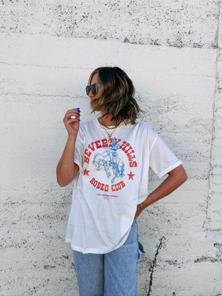 beverly hills rodeo graphic tee